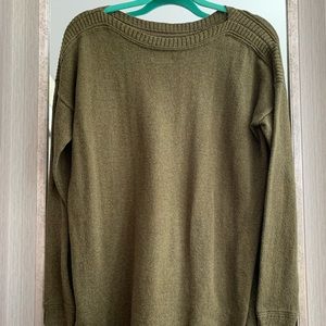 olive green oversized sweater